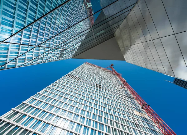 High Rise Architecture Bank Building Frankfurt Main Hesse Németország — Stock Fotó