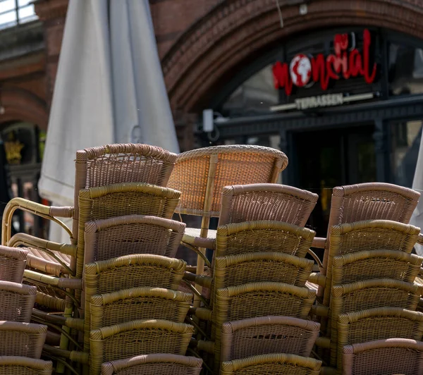 Restaurace Berlínské Gastronomie Uzavřeném Prostoru — Stock fotografie