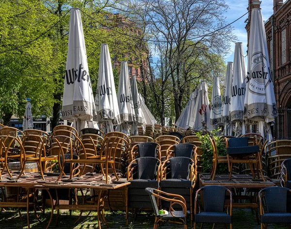 Restaurace Berlínské Gastronomie Uzavřeném Prostoru — Stock fotografie