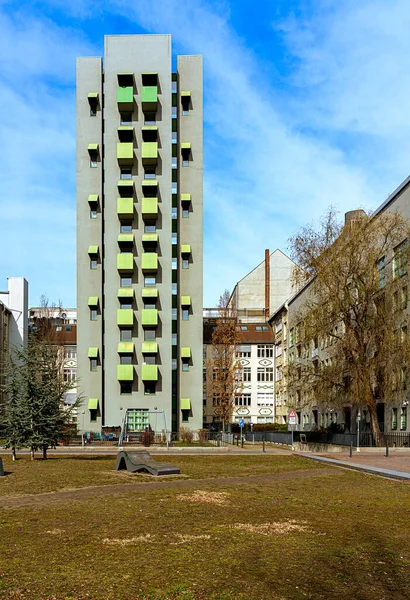 Trångt Och Trångt Hus Berlin — Stockfoto