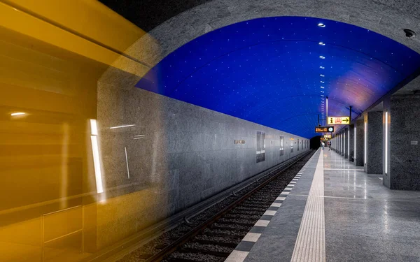 ドイツ ベルリンの地下鉄5号線博物館 — ストック写真