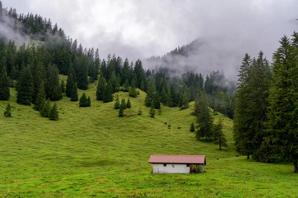 Krajobraz Vilsalpsee Tyrolu Austria — Zdjęcie stockowe