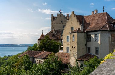 Kale ve şato Meersburg 'da, Constance Gölü, Almanya