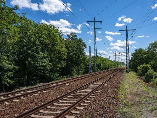 Railway Track Germany — Stock Photo, Image