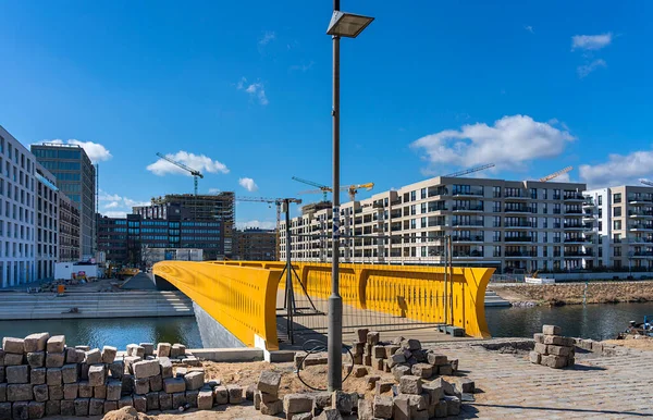 Planta Construcción Nueva Golda Meir Steg Europacity Berlín Alemania —  Fotos de Stock