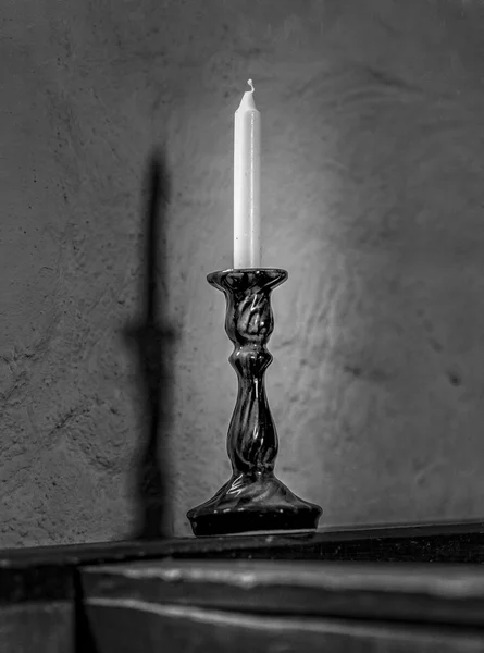 Candle in a church — Stock Photo, Image