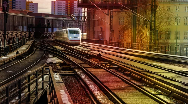 Järnvägen i berlin — Stockfoto
