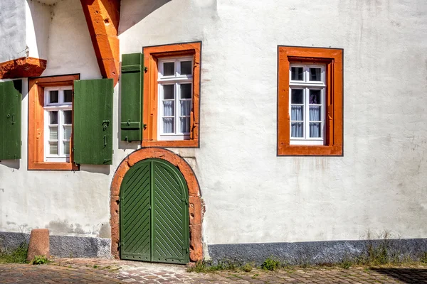 Casas de entramado de madera en la ciudad de Ladenburg —  Fotos de Stock