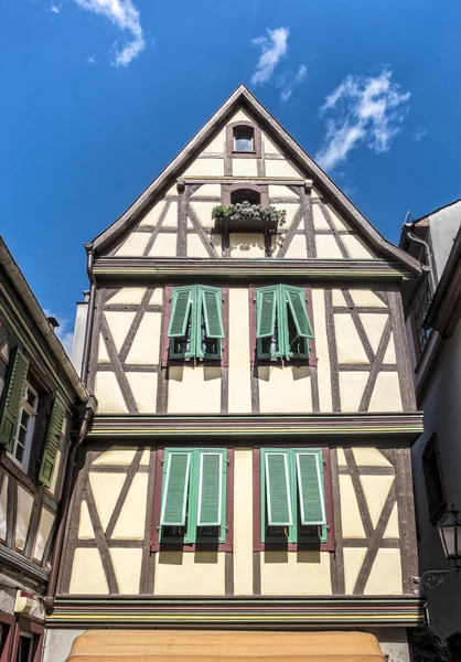 Maisons à colombages dans la ville de Ladenburg — Photo