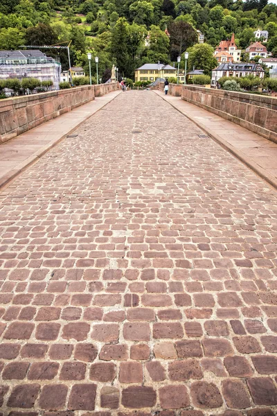 A Ponte Velha em Heidelberg — Fotografia de Stock