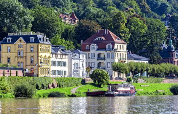 Vivere al fiume neckar — Foto Stock