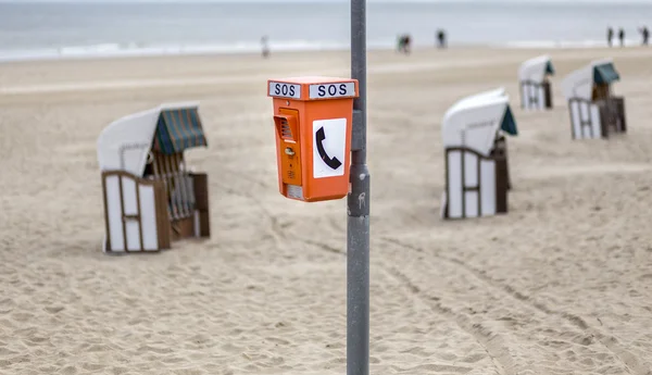 SOS on the Beach — Stock Photo, Image