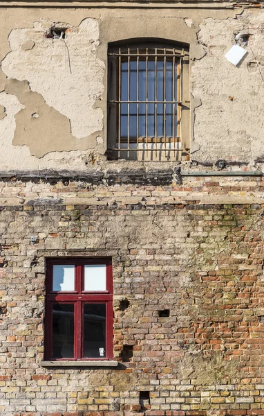 New windows in a old house — Stock Photo, Image