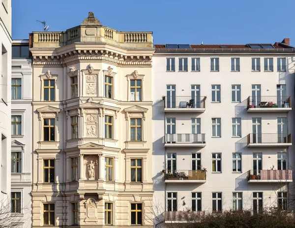 Restored house facade in berlin — Stock Photo, Image