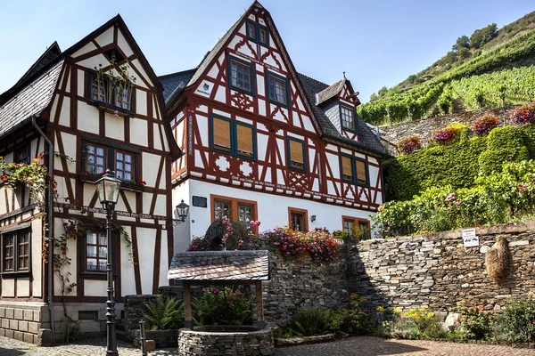 Half-timbered house in Bacharach — Stock Photo, Image
