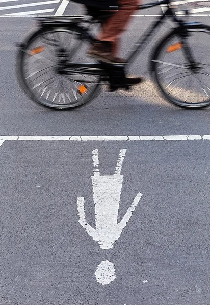 Weg für Radfahrer — Stockfoto