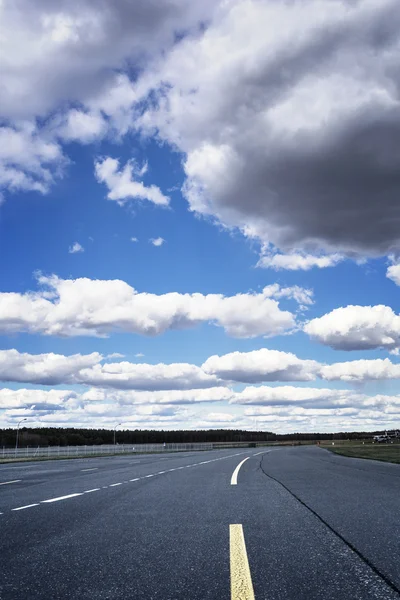 Former runway at the airfield in Berlin Gatow — Stok fotoğraf