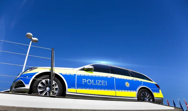 Carro de polícia alemão — Fotografia de Stock