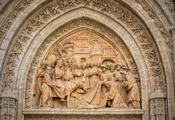 Seville 'deki katedralin detayları — Stok fotoğraf