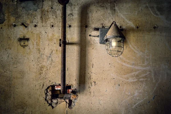 Machines and technical details in an old factory in Germany — Stock Photo, Image