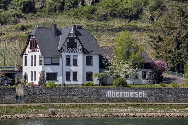 Ufermauer en Oberwesel am Rhein —  Fotos de Stock