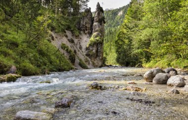 Berchtesgaden Bavyera Wimbachklamm