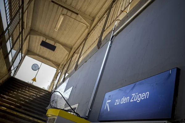 ドイツの鉄道駅 — ストック写真