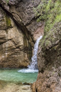 Berchtesgaden Bavyera Almbachklamm
