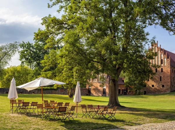 O mosteiro de Chorin em Brandemburgo, Alemanha — Fotografia de Stock