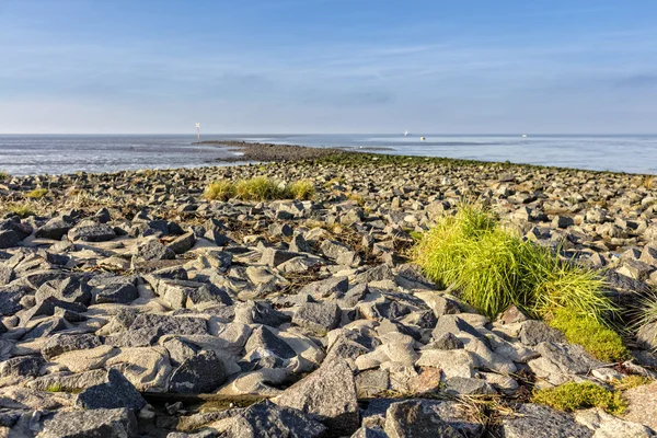 Stenarna på vallen i Nordsjön — Stockfoto