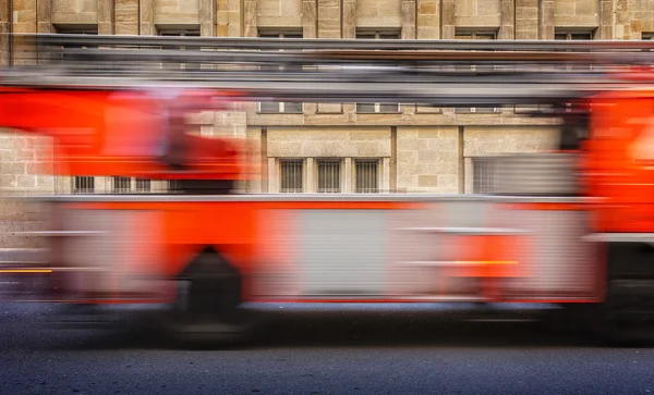 Rapid fire in Berlin road — Stock Photo, Image