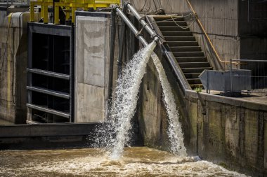 Atıksu endüstriyel bir tesisi