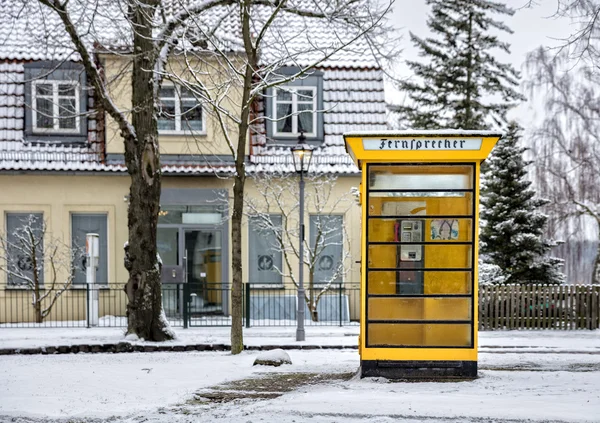 Old phone booth in Berlin — Stock Photo, Image