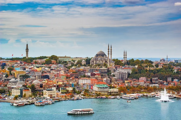 Istanbul stadsbild Stockbild