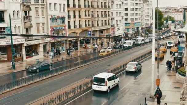 Istanbul, Turkije - Ordu Caddesi Street district Sultanahmet — Stockvideo