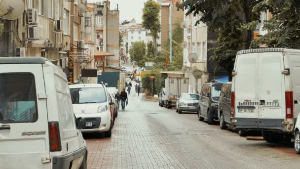 Estambul, Turquía - Ordu Caddesi Street en el distrito de Sultanahmet — Vídeo de stock