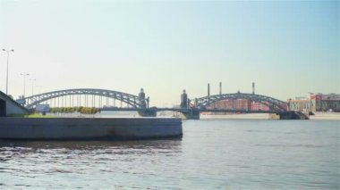 Bolsheokhtinsky bridge ile Waterscape