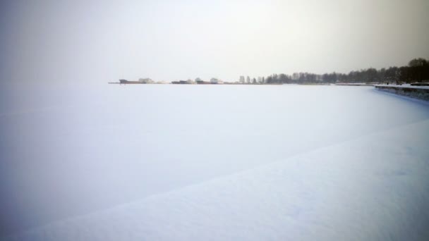 remblai gelé du lac Onega 