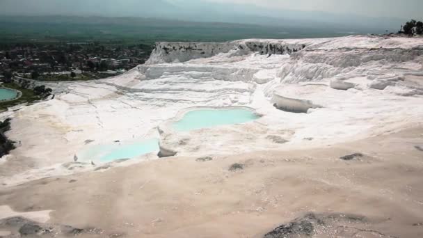 Vista panorámica de un antiguo anfiteatro — Vídeos de Stock