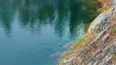 Mermer Kanyon Ruskeala Karelya, Rusya'nın güzel manzara