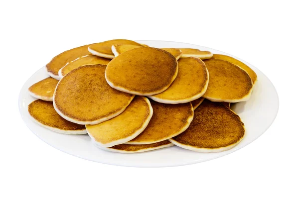 Pancakes on a plate — Stock Photo, Image