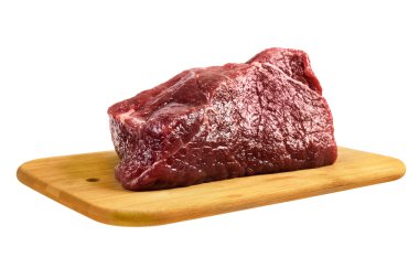 ahşap bir gemide sığır eti