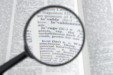 Aşk bir sözlükte büyütülmüş