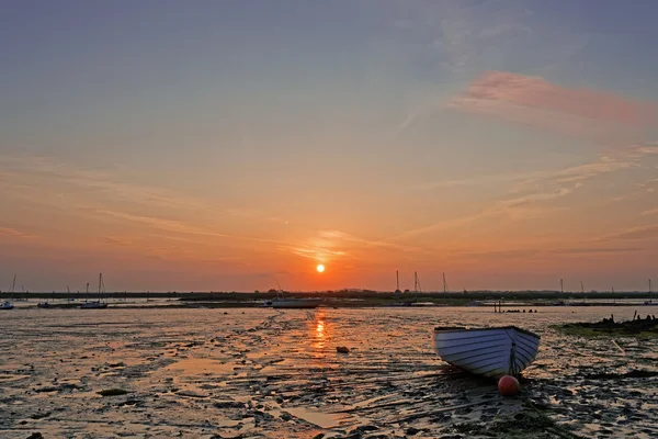 Bassa marea al tramonto — Foto Stock