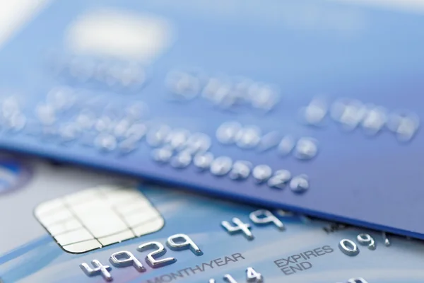 Kreditní karta makro — Stock fotografie