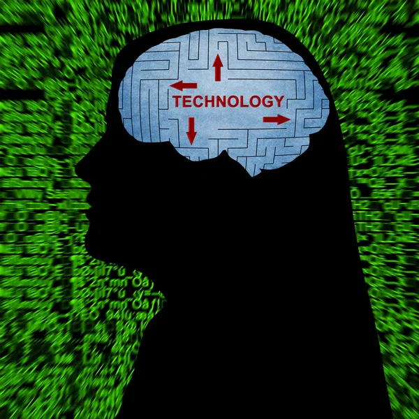 Tecnologia em mente — Fotografia de Stock