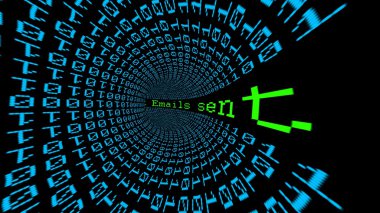 E-posta gönderilen veri tünel