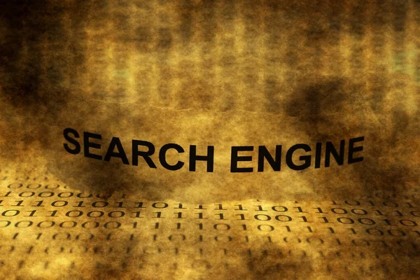 Search engine grunge koncept — Stockfoto