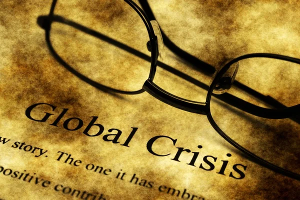 Global crisis grunge concept — Stock Photo, Image