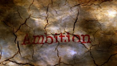 Kırılmış hırs grunge konsepti